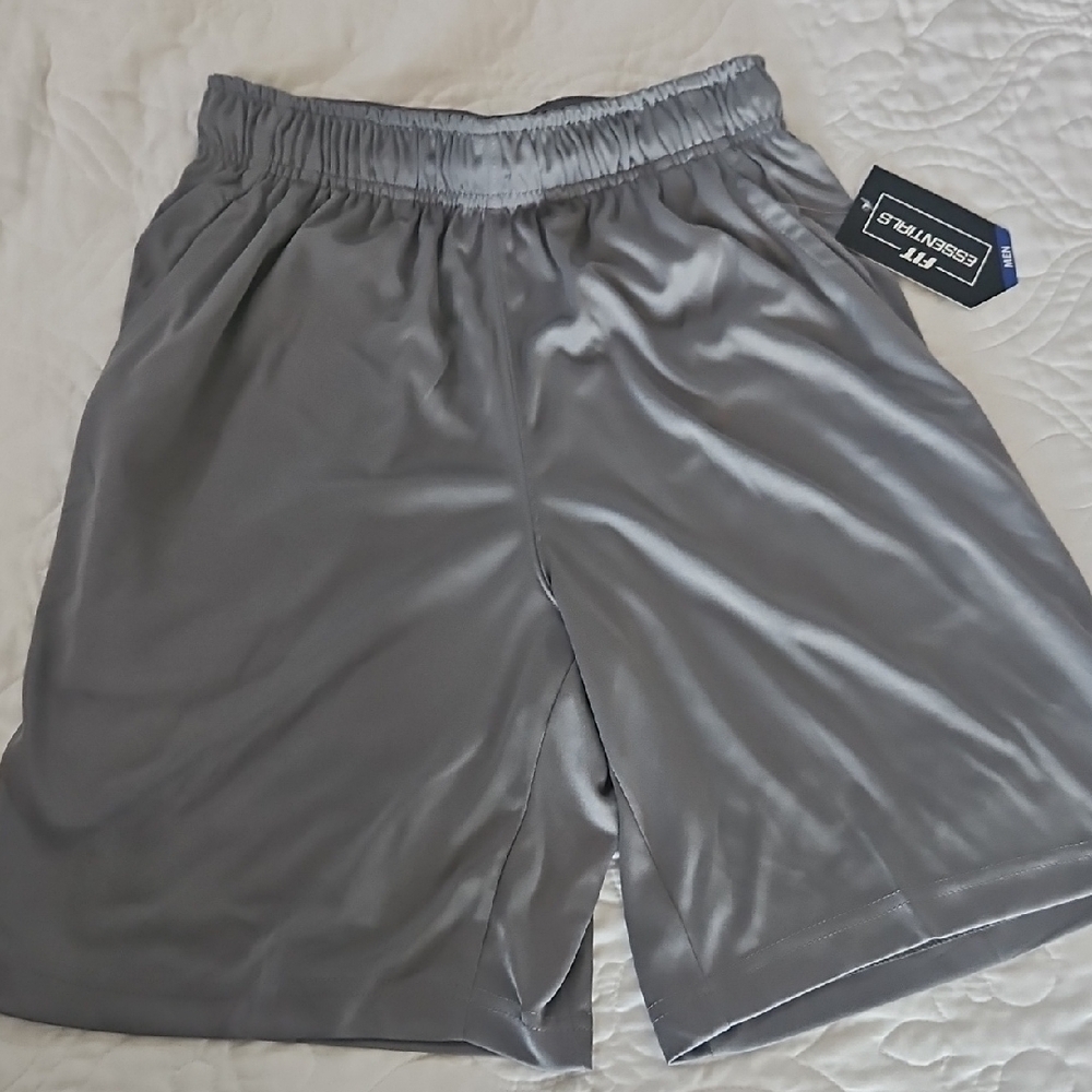 Essentials Gray Athletic Shorts